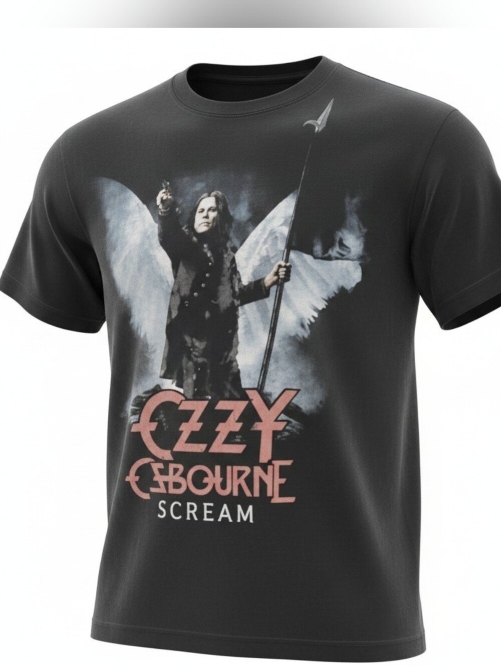 Ozzy Osbourne Vintage Black Scream 2010-11 Tour T-Shirt Size L